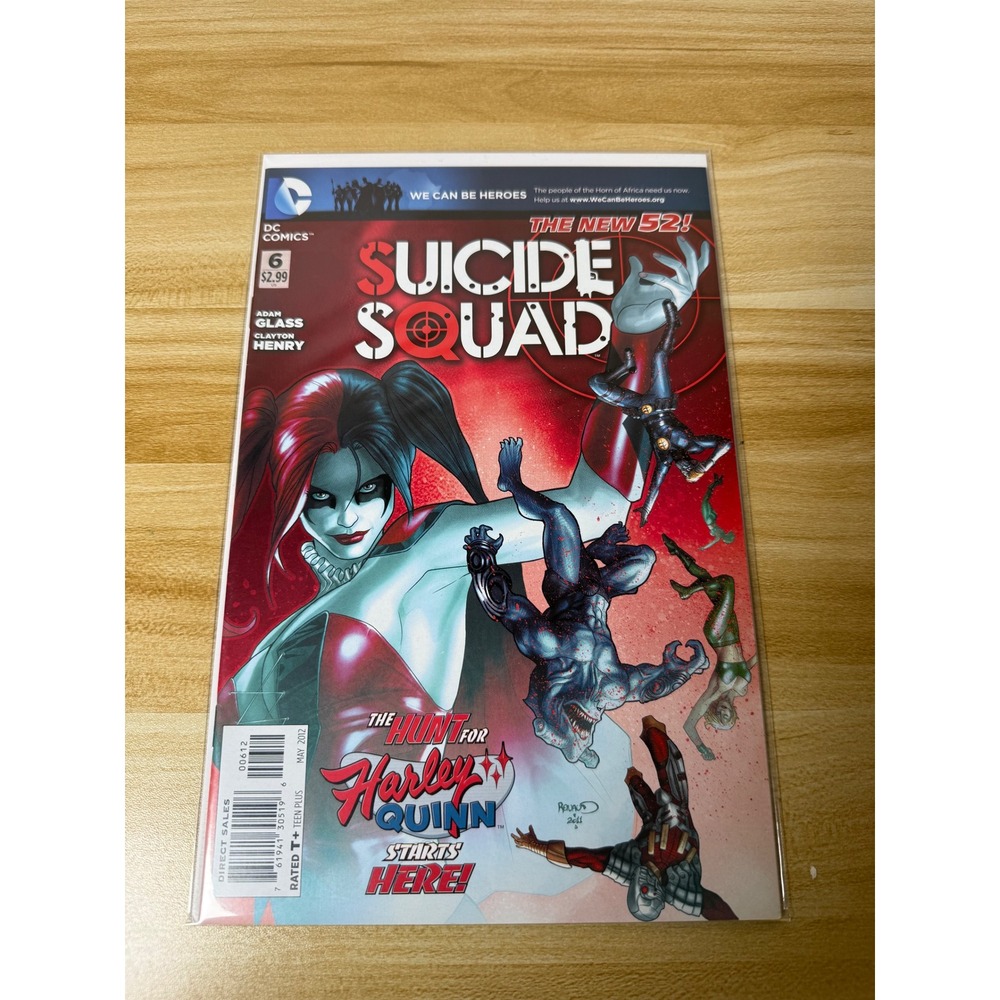 DC Comics Suicide Squad 6 The New 52 Adam Glass Harley Quinn Starts Here 2012
